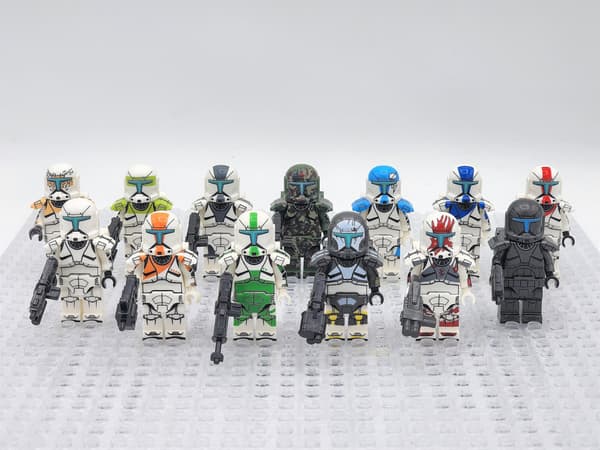 Star Wars Clone Commandos Delta Squad Assortment 13 Byggeklodser Legetøj