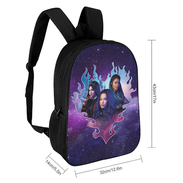 Descendants 3 Film Skuldertaske Skole Taske Bogtaske Multifunktionel Laptop Rygsæk