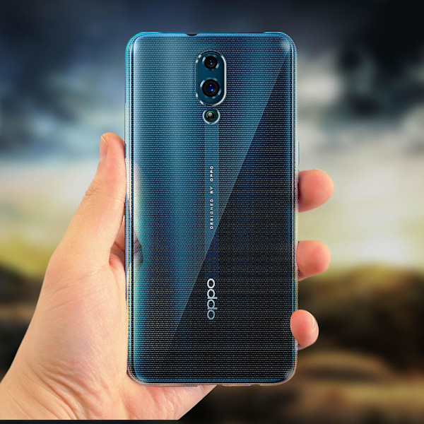 Kotelo Oppo Reno Silikoni Geeli Joustava Erittäin ohut 0,3mm Läpinäkyvä