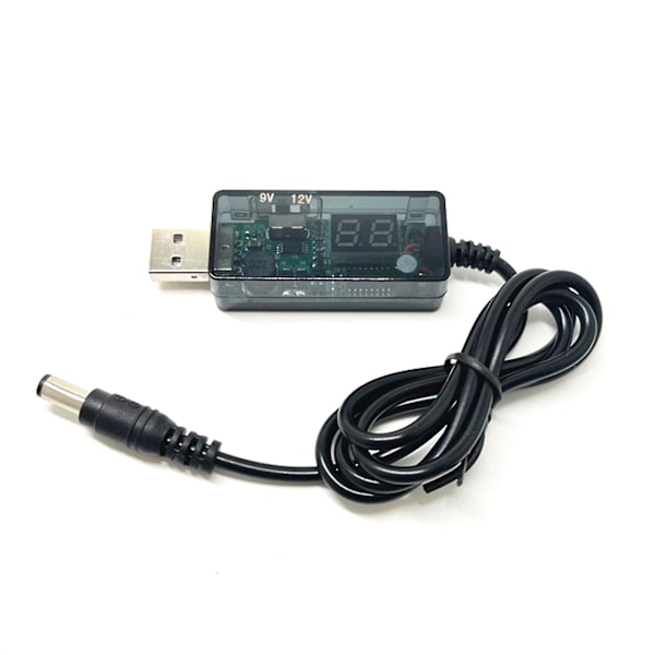 Usb Dc5v - 12v 9v virtajohto Usb - Dc-liitinsovitinjohto Usb-tehostusvirtajohto
