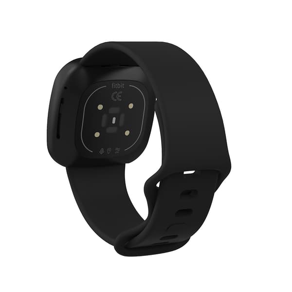 Silikoniranneke Fitbit Versa 3 Musta - Suuri