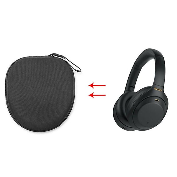 Kantava kova kotelo, joka on yhteensopiva Sony Wh-1000xm4 -langattomien kuulokkeiden kanssa