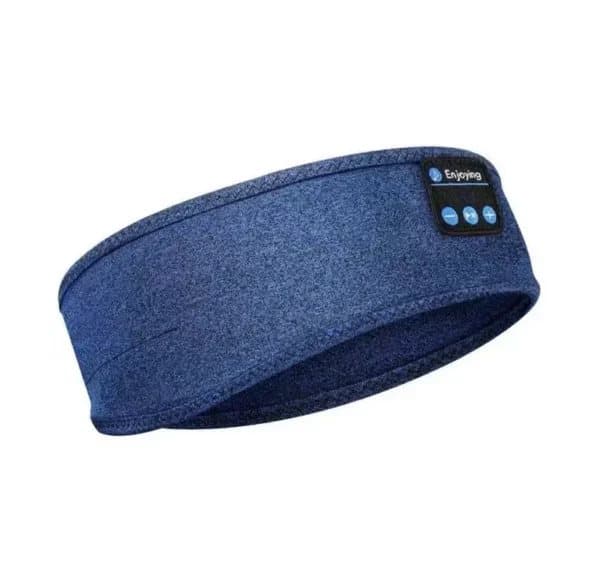Sovhörlurar – Pannband & Ögonmask med Bluetooth-hörlurar Blå