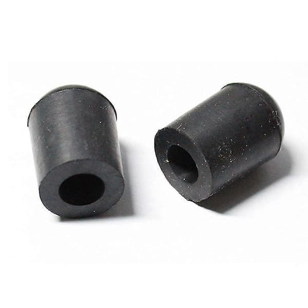 4 stk. sorte gummispids 10 mm diameter til kontrabas endepin