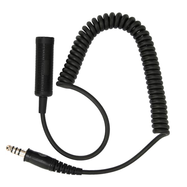 Radio Headset Kabel Plug and Play Forlænget Ledning til Helikopter Mono Headset U92A til U174
