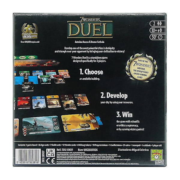 Julefestspil 7 Wonders Seven Wonders Voksen Showdown Casual Party Strategi Brætspil Kort