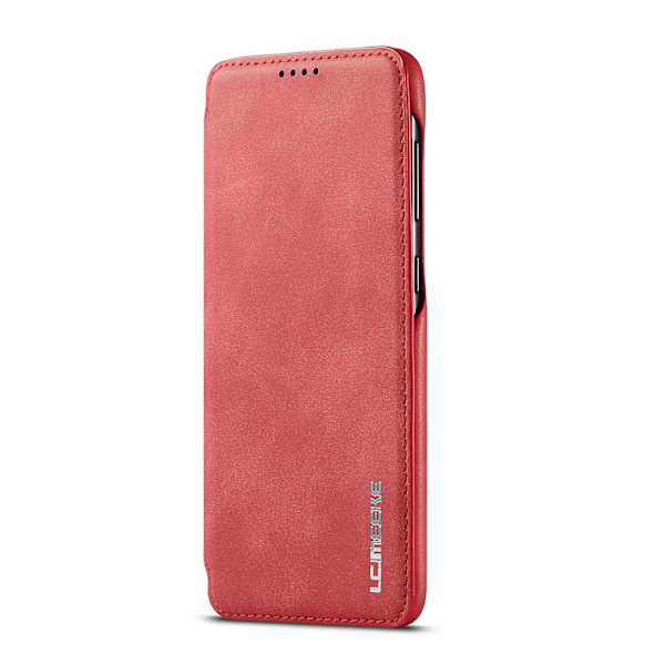 LC.IMEEKE Retro Stil Läder Telefonfodral med Kortfack för Samsung Galaxy A20e
