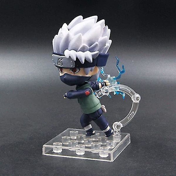 Naruto Shippuden Hatake Kakashi Q Version Nendoroid Action-figuurit lisävarusteilla liikuteltavat anime-figuurit patsaslelupeli D