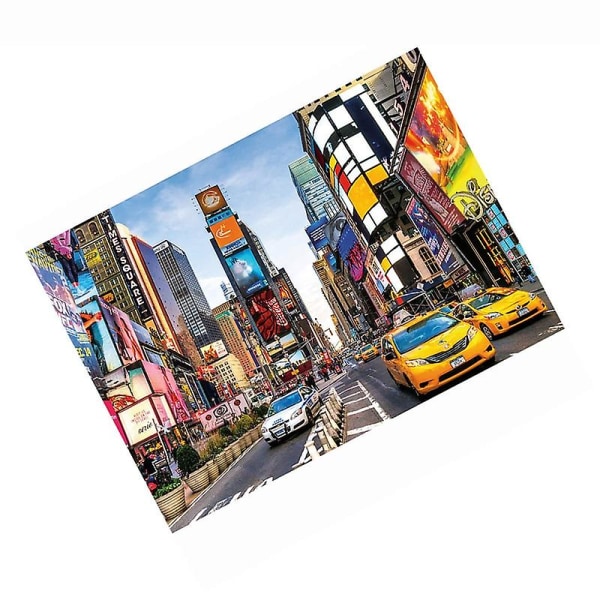 1000 bitar Vuxna pussel Time Square Moderna minipussel Barn pappersleksaker Tjocka Pedagogiska pussel för barn