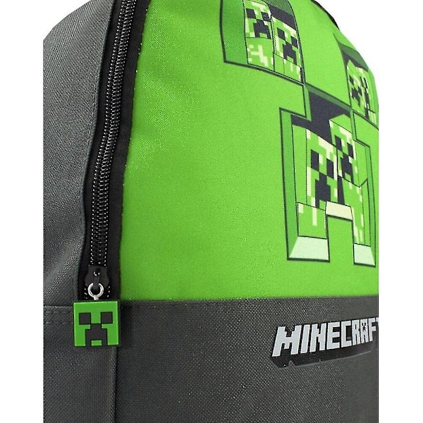Minecraft Pixel Creeper Ryggsäck