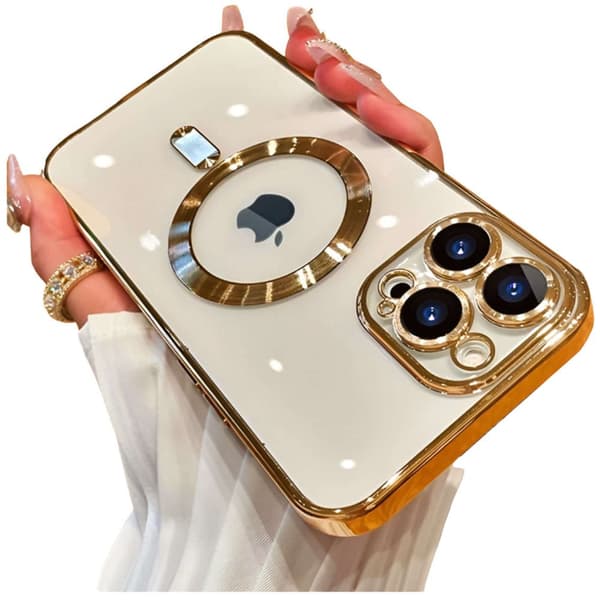 Alogy Ring Case MagSafe Mobilskal för Apple iPhone 14 Pro Max Guld