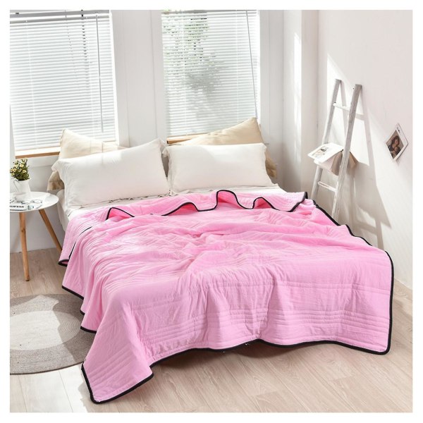 Ultraviilentävä peitto täys- ja kahdelle vuoteelle Erittäin pehmeät pestävät peitot aikuisille lapsille Pink 100x150