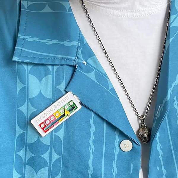 Mit Sociale Batteri - Broche - Sort