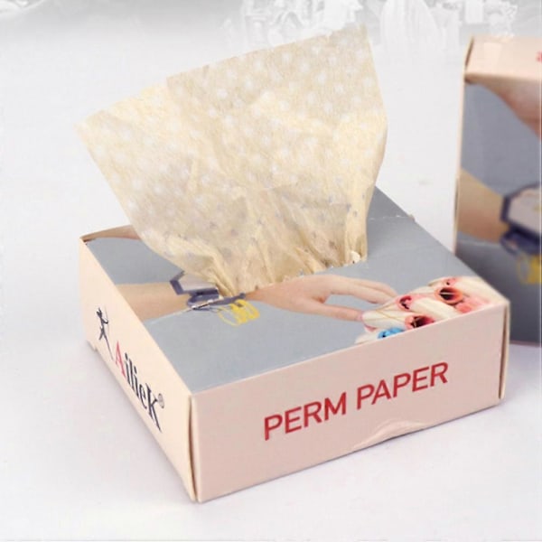 200 st Hårpermanentpapper Frisör Hårfrisering Permanentpapper Engångs Hårsalong Permanentpapper