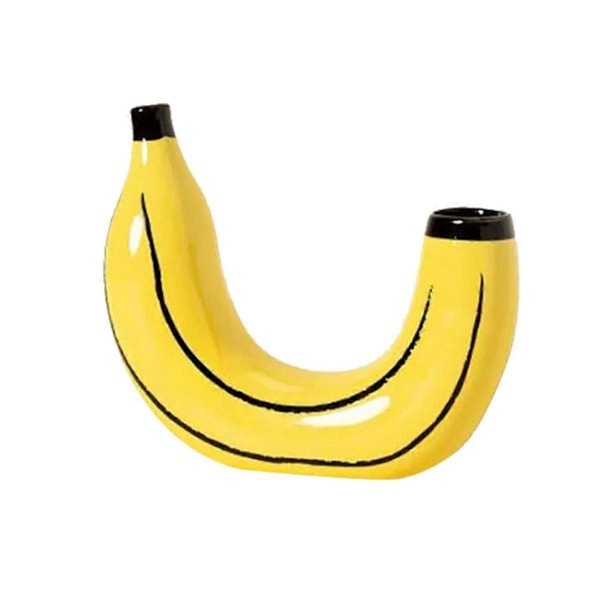 Enkel Bananvas Blomsterarrangemang Vardagsrum Matsal Dekoration Ornament Harts Artefakt P 12