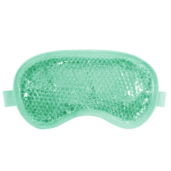 Ismask i PVC med iskulor - grön