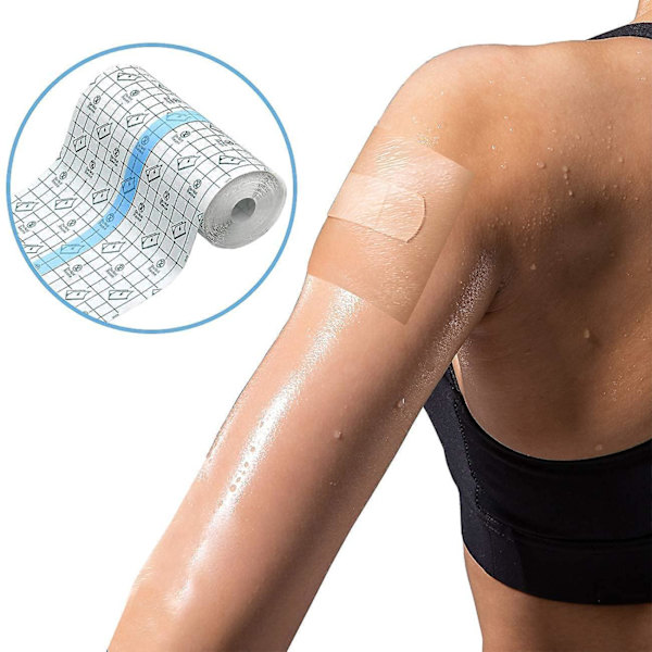 Tatuoinnin jälkihoitoon tarkoitettu vedenpitävä liimakalvo, suojakalvo 2mx15cm, toinen iho tatuoinnin paranemiseen tarkoitettu laastari, tatuointikalvo
