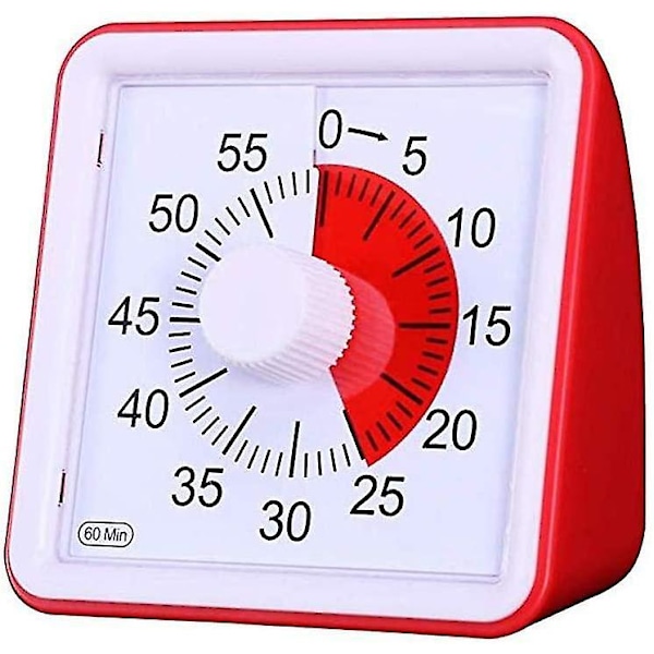 Visuell Analog Timer, Tyst Nedräkningstimer, Tidshantering Verktyg För Barn Och Vuxna
