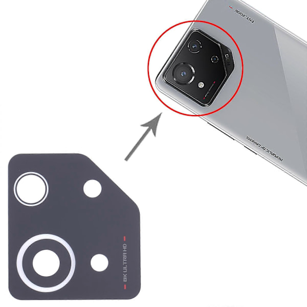 Asus ROG Phone 8 AI2401:n takakameran linssi