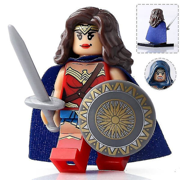 Superhjältar 40 st samling iron man mk byggfigurer monterade minifigurer