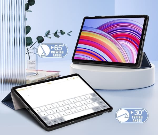 SmartCase til Xiaomi Redmi Pad Pro 2024 12.1 / POCO Pad 12.1 marineblå