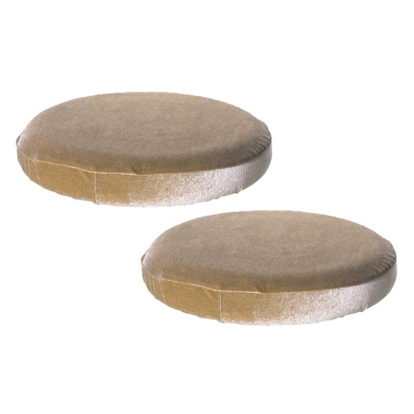 2 stk/pakke Barstol Stue Universal Stretch Rund Avføring Trekk Beskyttende