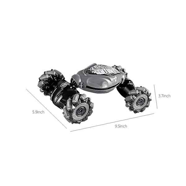 Black Friday-erbjudanden Överraskning Gestkontroll Vridande Bil Laddning Dynamisk Fjärrkontroll Leksak Deformationsbil Barn Drift Stunt Fjärrkontroll Av B