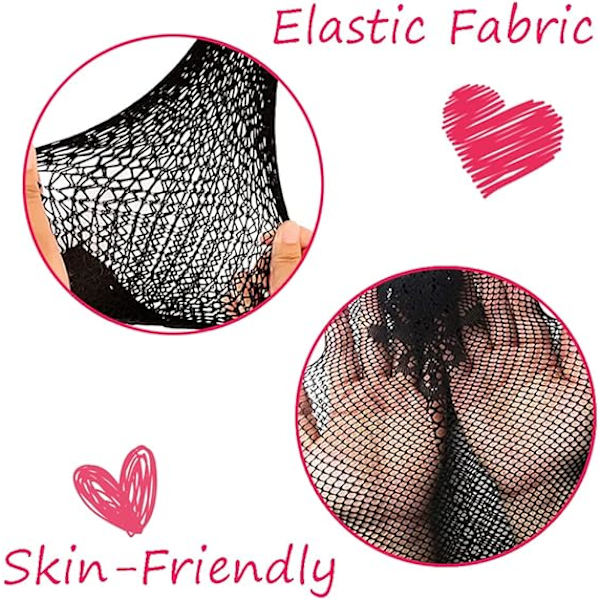 Kvinnors fisknät underkläder, fisknät strumpbyxor, strumpbyxor, sexig babydoll pyjamas