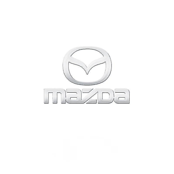 Auton metalliset autotarrat Luova auton logon koristetarrat-mazda Ylä- ja alaosa Vakiometalliset tarrat/5 kpl Boris