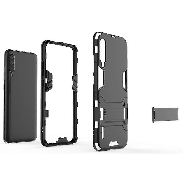 Hybrid TPU & Muovinen Puhelinkotelo Jalustalla Xiaomi Mi A3/CC9e:lle, Kestävä Suojakuori