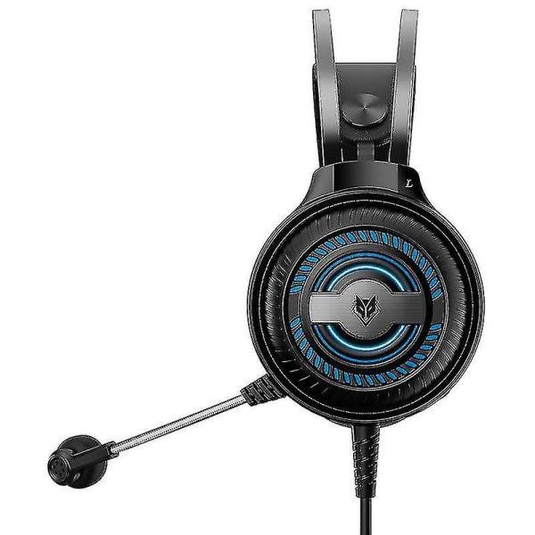 Gaming Headset - Kablet Gaming Headset med mikrofon og lydstyrkekontrol black