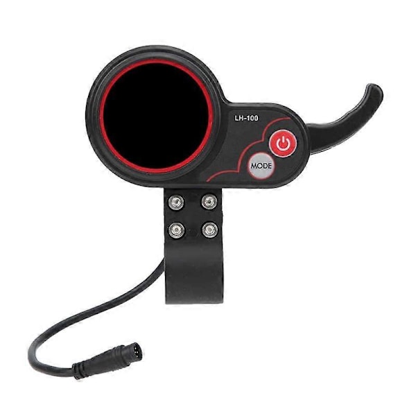 LH100 Instrumentpanel 60V Elektrisk Scooter LCD-Display Gasreglage Mätare 6PIN för Elektrisk Scooter/Ebike LCD 12