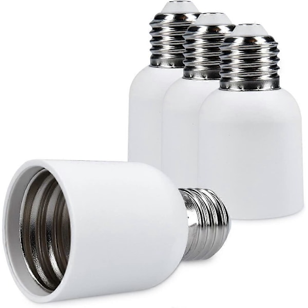4x Sokkeladapter - E27 til E40 Sokkelkonverter - E40 Base Lampeholder Adapter til LED Halogen Pære
