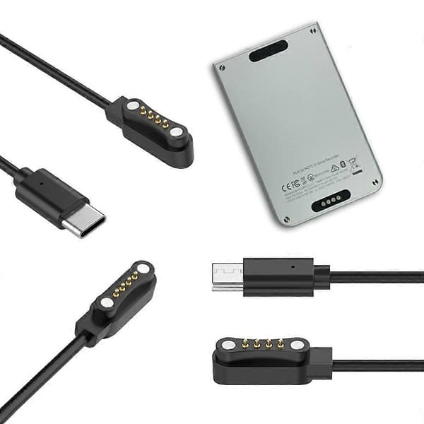 Til PLAUD Note AI Stemmeoptager 1m 5V Magnetisk Ladekabel