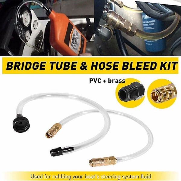 2 stk. Blødekitt Fyllersett for Seastar Hydraulisk Styresystem Bro Tube Hos