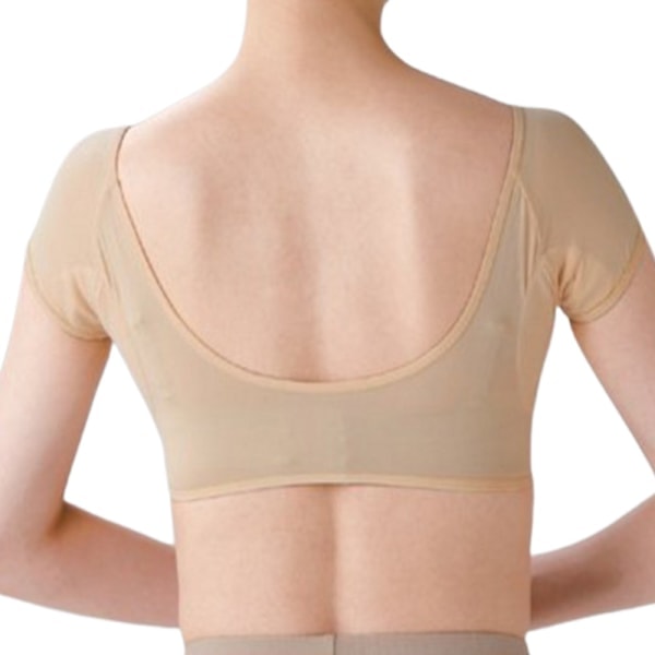 Svettebeskyttelse Underarm Armpit Sports vest T-skjorte Gjenbrukbar Vaskbar hud M