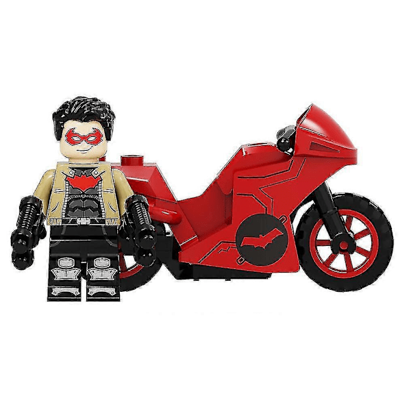 8 stk. Ghost Rider Sæt Byggeklodser Legetøj Til Børn Voksne Jule Hjemkomst Gave