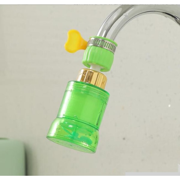 Universell kjøkkenkran anti-splash roterende dusjfilter vannrenser husholdningskran vannrenser spray