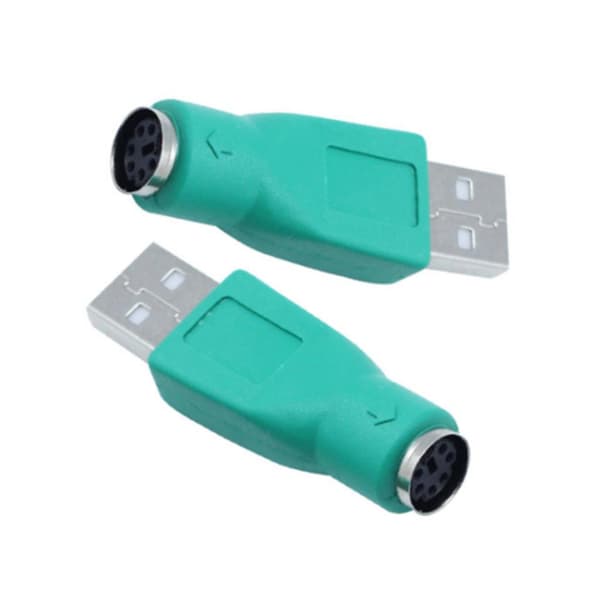 USB A Hun til PS2 Han Konverter Computer Mus Tastatur Stik