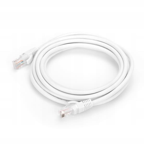 Kabel ETHERNETKABEL Patchkabel U/UTP 5e RJ45 / RJ45 30 m hvid internet