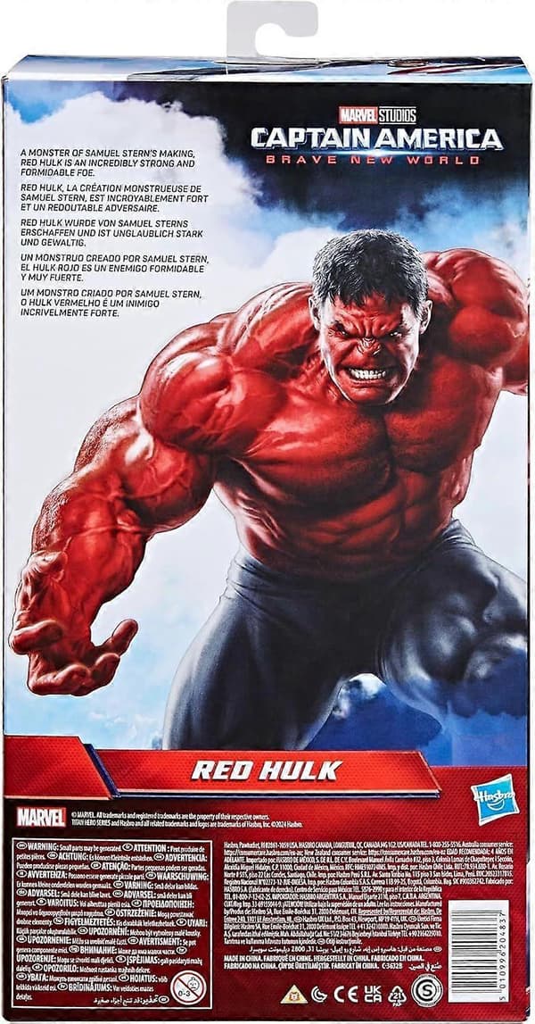 Marvel - Titan Hero Series - Red Hulk Legetøj til Børn