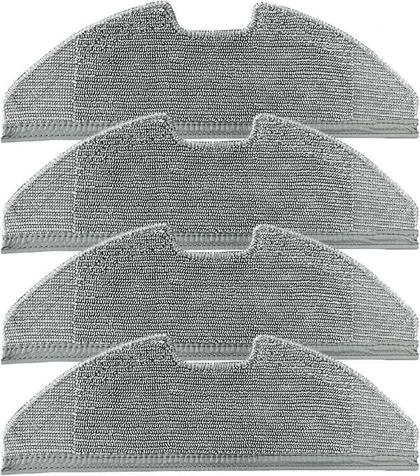 4-pack mikrofiber moppdukar för Eufy RoboVac G10 G30 Hybrid robotdammsugare