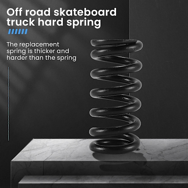 Udskiftningsfjeder, stivere fjeder til mountain skateboard truck, hård fjeder