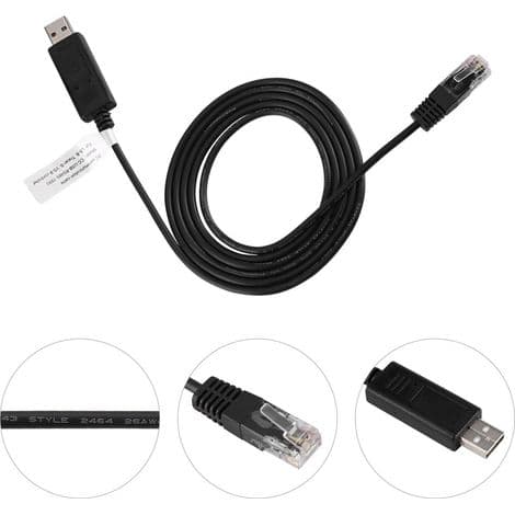 Solcellecontroller PC-kabel, kommunikationskabel, DC USB RS485 150u solcelleopladningskabel, 1,5 meter længde