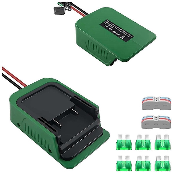 Power Wheels Adapter för Hitachi 18V 36V för Metabo HPT 18V Batteri