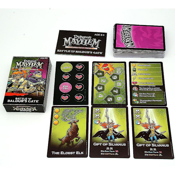 Tabletop-kort Dungeon Mayhem Dungeons Of Chaos Full English Monster Madness Strategispel