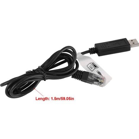 Solcellecontroller PC-kabel, kommunikationskabel, DC USB RS485 150u solcelleopladningskabel, 1,5 meter længde