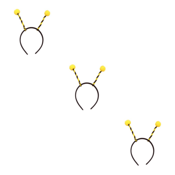 2/3/5 Bi Headband Pukeutua Lonkeroita Syntymäpäiväjuhliin Keltainen Ohut Raidoitus 19cm×22cm 3Set