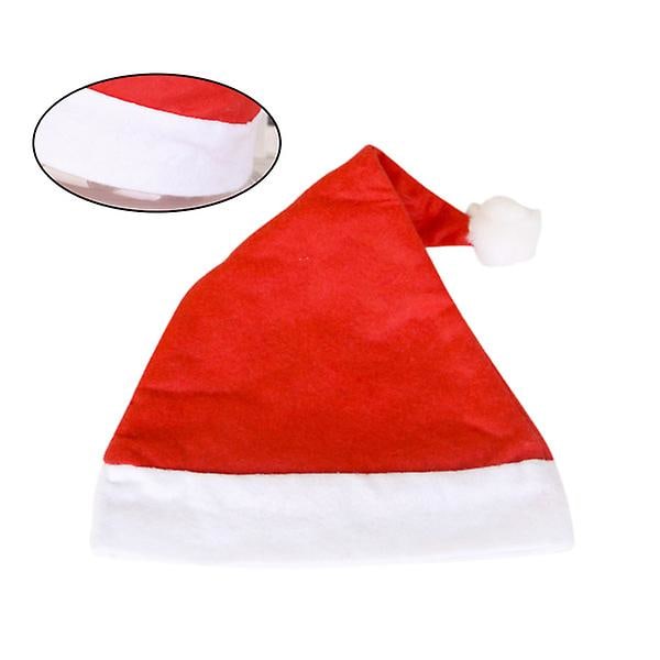 12 st Santahattar Julkostymtillbehör Barnjulhatt Santafesthatt