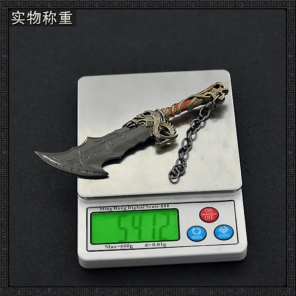 13cm Chaos Blade Rune Version God Of War Metal Vapen Modell Spel Periferi Dockutrustning Tillbehör Prydnad Hantverk Samla